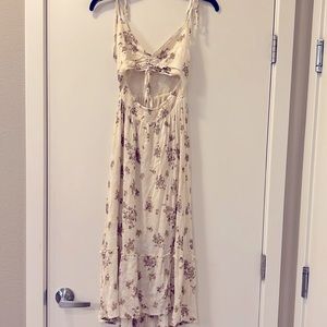 NECTAR Clothing boutique spaghetti strap dress with sexy opening above waist